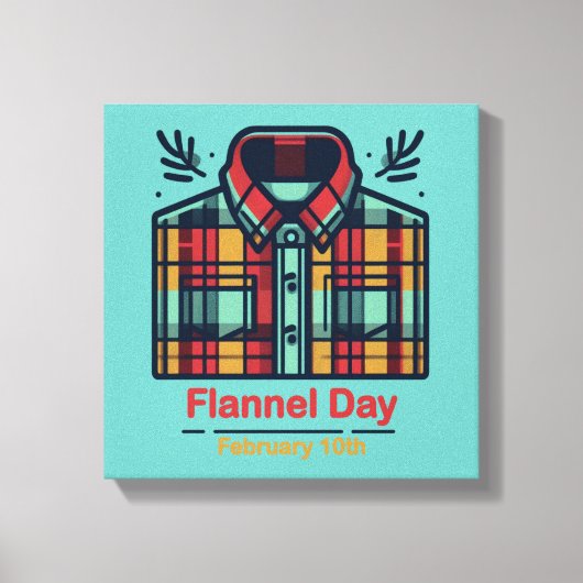 Toile 10 février - Jour du Flanelle (Recto)