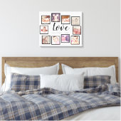 Toile 10 Photo Collage Love Family (Insitu(Chambre))