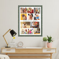 10 Photo Étoiles modernes Stylish Nom vert