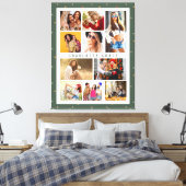 Toile 10 Photo Étoiles modernes Stylish Nom vert (Insitu(Chambre))