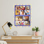 Toile 10 Photo Moderne Moderne et Colorée Nom géométriqu<br><div class="desc">10 Photo Design moderne Colorful Nom géométrique Canvas Art dispose de dix de vos photos préférées pour un do-it-yourself facile et rapide ajouter votre propre collage photo. Personnalisez avec votre nom et entouré d'un motif géométrique coloré. Fait un cadeau parfait pour Noël, anniversaires, fête des mères, Fête des pères. soeurs,...</div>