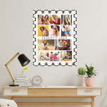 Toile 10 Photo Moderne Super Fleur marguerite Nom élégan<br><div class="desc">10 Photo Moderne Super Fleur de marguerite Stylish Name Canvas Art dispose de dix de vos photos préférées pour un do-it-yourself facile et rapide ajouter votre propre collage photo. Personnalisez avec votre nom et entouré d'une fleur de marguerite super rétro et d'un motif en damier. Fait un cadeau parfait pour...</div>