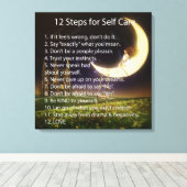 Toile 12 Étapes pour les autosoins (Insitu (Plancher de Bois))
