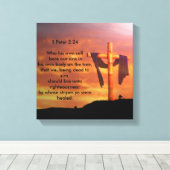 Toile 12 po x 12 po, 0,75 po, simple (Insitu (Plancher de Bois))