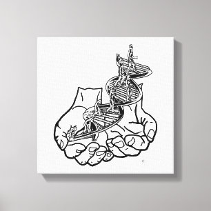 Toile 12 po x 12 po, 1,5 po, simple