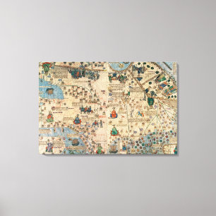 Toile 131-0058260/1 atlas catalan : Petit groupe de