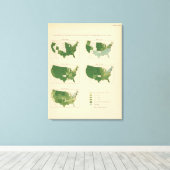 Toile 133 Augmentation de la valeur des fermes 1850-1900 (Insitu (Plancher de Bois))