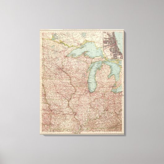 Toile 13435 Mich, Wis, Minn, Ia, Mo, Ill, Ind, Ky (Recto)