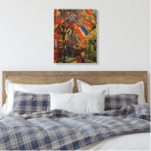 Toile 14 juillet Fête à Paris par Vincent van Gogh (Insitu(Chambre))