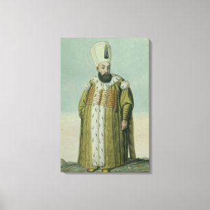 Toile 1546-95) sultans III d'Amurath (Murad) (1574-95,