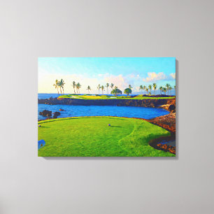 Toile 15ème Sur la baie chez Mauna Lani