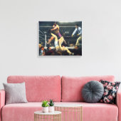 Toile 15x12 Vintage Art Sports Combat 1924 (Insitu(Salon))