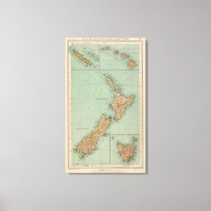 Toile 169 Nouvelle Zélande, Hawaï, Tasmanie
