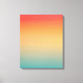 Toile 16x20 pouces Moderne arc-en-ciel Ciel rouge jaune (Recto)