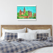 Toile 1729 A. de Haen Dutch Kasteel WESTERVELT ... (Insitu(Chambre))