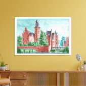 Toile 1729 A. de Haen Dutch Kasteel WESTERVELT (Insitu(Salon))