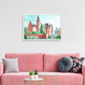 Toile 1729 A. de Haen Dutch Kasteel WESTERVELT  (Insitu(Salon))