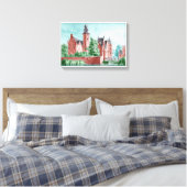 Toile 1729 A. de Haen Dutch Kasteel WESTERVELT  (Insitu(Chambre))