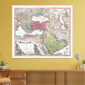 Toile 1730 Carte de la Turquie (Empire ottoman) (Insitu(Salon))