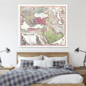 Toile 1730 Carte de la Turquie (Empire ottoman) (Insitu(Chambre))