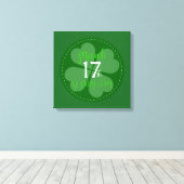 Toile 17 mars Fête de la Saint-Patty (Insitu (Plancher de Bois))