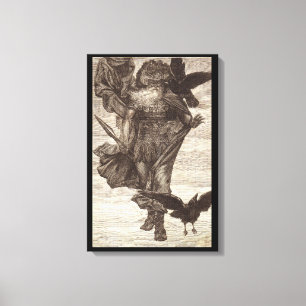 Toile 1871 Odin, Dieu des norses de la sagesse