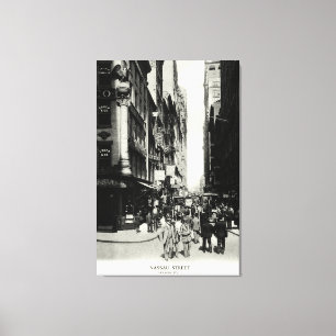 Toile 1905, rue Nassau, New York