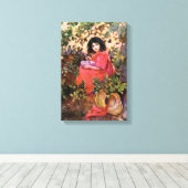 TOILE 1912 FAIRYTALE BOOKART MISS MUFFETT WRAPED CANVAS (Insitu (Plancher de Bois))