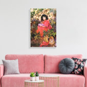 TOILE 1912 FAIRYTALE BOOKART MISS MUFFETT WRAPED CANVAS (Insitu(Salon))