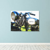 Toile 1935 Norton modèle 50 moto (Insitu (Plancher de Bois))