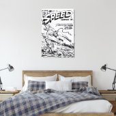 Toile 1940's SPEED Comics Canvas Print (Insitu(Chambre))