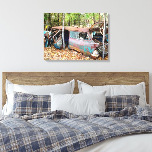 Toile 1957 Chevy Nomad Nostalgia Junkyard Art (Insitu(Chambre))
