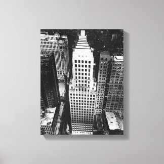 Toile 1960 : Vue aérienne d'un gratte-ciel de Chicago