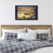 Toile 1971 Wild Free Roaming Horses & Burros Act Canvas (Insitu(Chambre))
