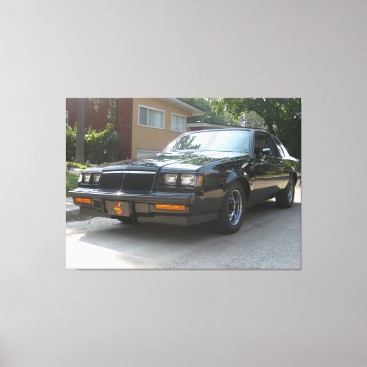 Toile 1986 Buick Grand National Print (Recto)