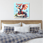 Toile #1 Grand Dragon Œil (Insitu(Chambre))