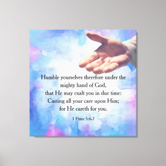 Toile 1 Pierre 5:6-7 (Recto)