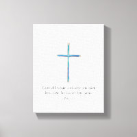 1 Pierre 5:7 Croix minimaliste