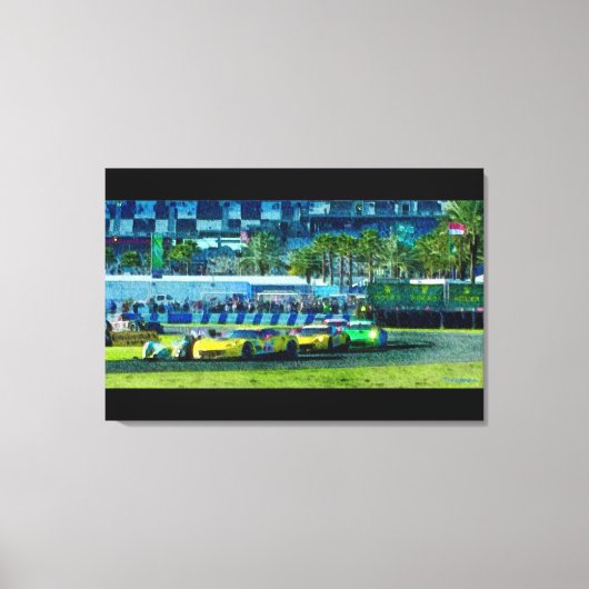 Toile 2015 Rolex 24 heures de Daytona (Recto)