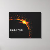 Toile 2024 Solar Eclipse Souvenir Keepsaké (Recto)