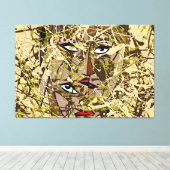 Toile 23_006, Peinture éclatée (Insitu (Plancher de Bois))