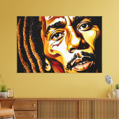 Toile 24_00, Face, Abstraite, Grande Galerie Envelopper, (Insitu(Salon))