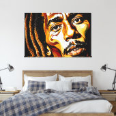 Toile 24_00, Face, Abstraite, Grande Galerie Envelopper, (Insitu(Chambre))