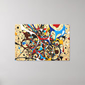 Toile 24_024, Splatter Abstrait (Recto)