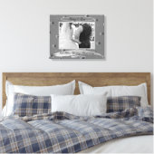 Toile "25e anniversaire du Mariage d'argent" Roses d'arg (Insitu(Chambre))