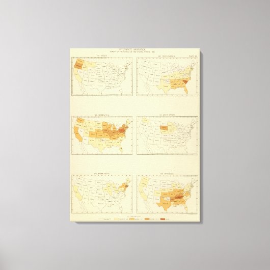 Toile 29 Migration inter-États 1890 ORTN (Recto)