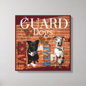 Toile 2 chiens de garde (Recto)