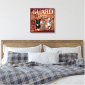 Toile 2 chiens de garde (Insitu(Chambre))