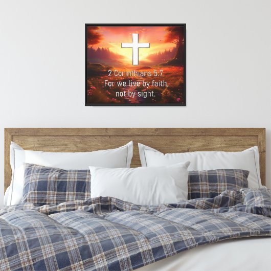 Toile 2 Corinthiens 5:7 (Insitu(Chambre))