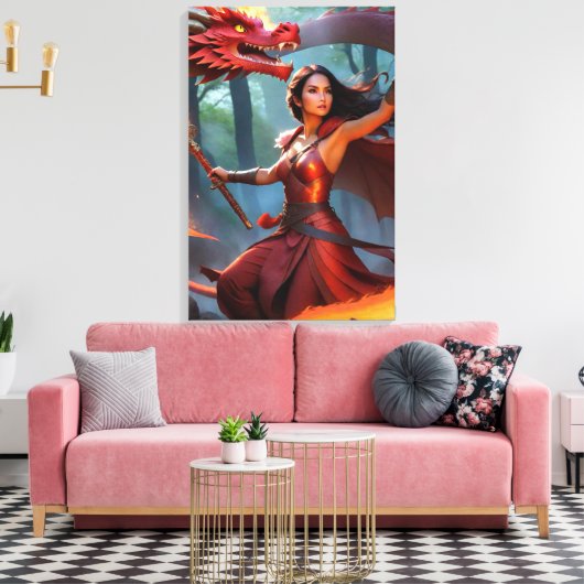 Toile #2 Dragon Lady (Insitu(Salon))